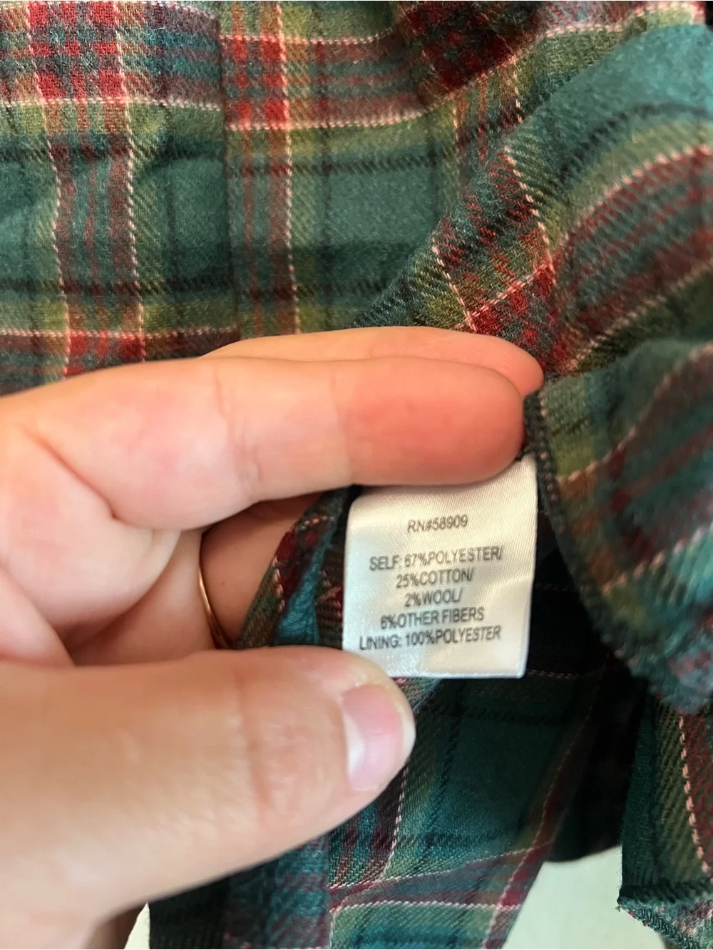 Chelsea & Violet soft plaid